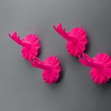 Percheros colección La Flamenca rosa flúor pack