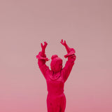 Imán con pinza colección La Flamenca rosa flúor