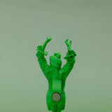 Imán con pinza colección La Flamenca verde flúor