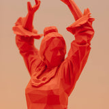 Bouchon de bouteille de la collection La Flamenca, orange fluo