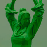 Tapón botella colección La Flamenca verde flúor