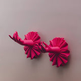 Porte-manteaux de la collection La Flamenca en rose fluo