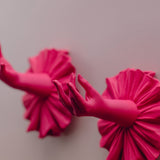 Porte-manteaux de la collection La Flamenca en rose fluo